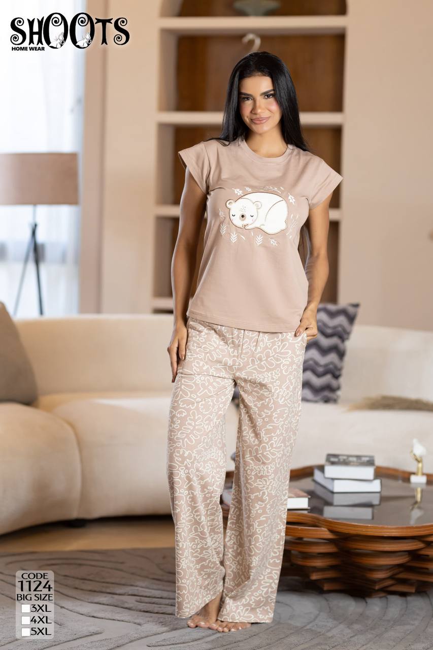Bear Design Pajama Set